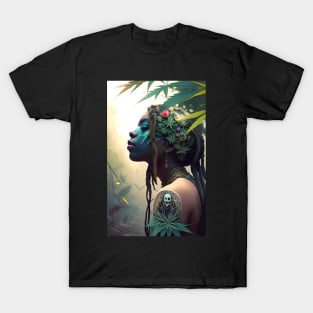 Abstract Rastafari Princess T-Shirt